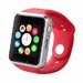 Smartwatch cu Telefon iUni A100i, BT, LCD 1.54 Inch, Camera, Rosu + Card MicroSD 4GB Cadou